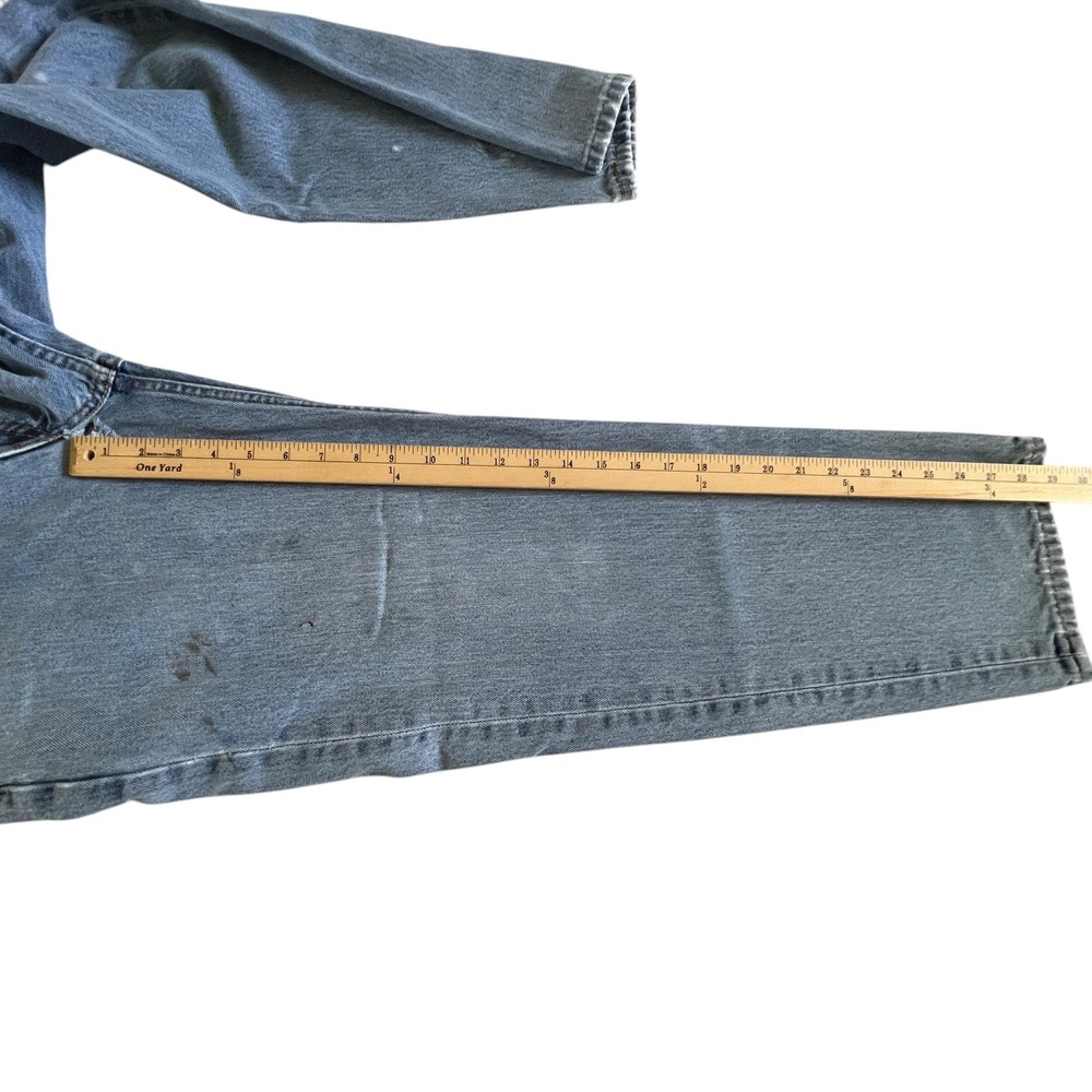 Levi's 550 Relaxed Fit Jeans Grunge Thrashed Light Wash Mens 33x30 Distressed - Picture 15 of 16